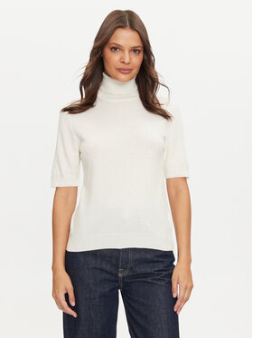 United Colors Of Benetton United Colors Of Benetton Rolák 1035D2036 Écru Regular Fit