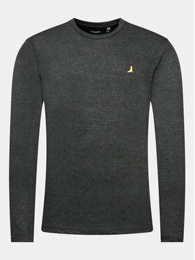 Brave Soul Brave Soul Longsleeve MLT-69FRANZD Szary Regular Fit