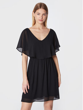 NAF NAF NAF NAF Коктейлна рокля Lazale DNR3Z Черен Regular Fit
