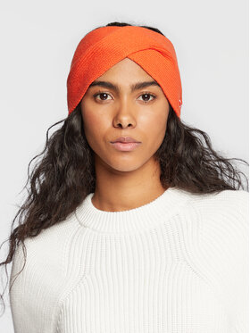 Calvin Klein Calvin Klein Textilní čelenka Essential K60K608656 Oranžová