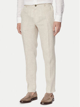 JOOP! JOOP! Öltöny nadrág Hank 30102982 Világos bézs Slim Fit