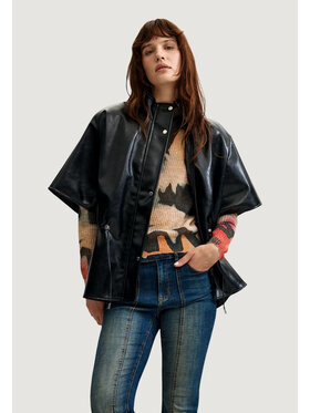 Desigual Desigual Bolerko PONCHO_RICHMOND PASADAS B Czarny Fluid Fit