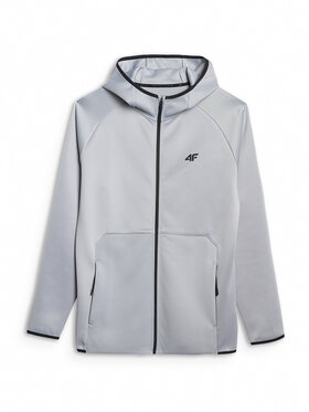 4F 4F Bluza techniczna TRAINING Szary jasny Regular Fit