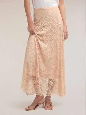 Motivi Motivi Spódnica maxi 1071Q001134N002 Różowy Regular Fit