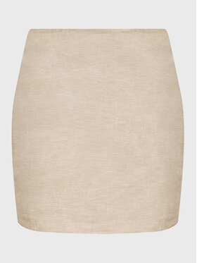 Gina Tricot Gina Tricot Mini sijonas 19942 Smėlio Regular Fit