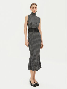NORMA KAMALI NORMA KAMALI Vsakodnevna obleka KK3243PLA63665 Siva Slim Fit