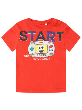 Primigi Primigi T-Shirt Game Player 45221002 Czerwony Regular Fit