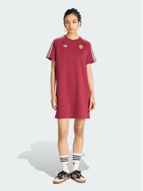 adidas adidas Sukienka codzienna Spain Originals Czerwony Loose Fit