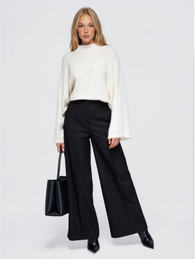 Ombre Ombre Sweter OW-SW-E0063 Beżowy jasny Relaxed Fit