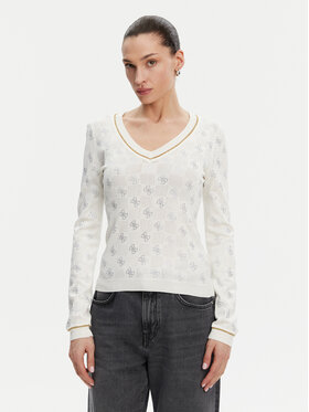 Guess Guess Sweater W5GR07 Z3D60 Bézs Regular Fit