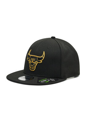 New Era New Era Kepurė su snapeliu Chicago Bulls Metallic Logo 9Fifty Snapback 60222304 Juoda