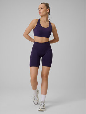 4F 4F Szorty sportowe MULTI ACTIVE Fioletowy Slim Fit
