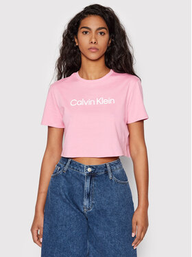Calvin Klein Performance Calvin Klein Performance T-shirt 00GWS2K187 Ružičasta Cropped Fit
