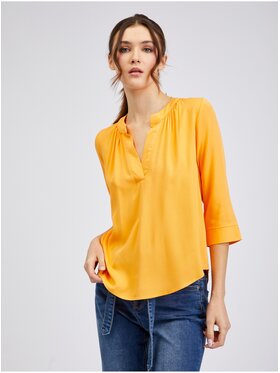 Orsay Orsay Bluzka 603085242000__34 Pomarańczowy Regular Fit