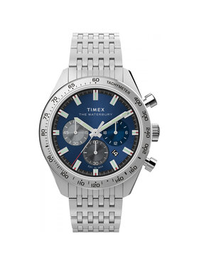 Timex Timex Zegarek TW2Y18500 Srebrny