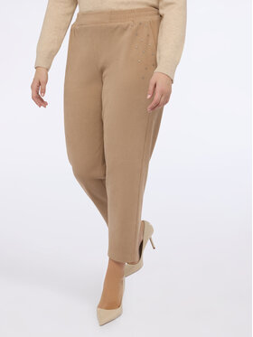 Fiorella Rubino Fiorella Rubino Pantaloni di tessuto P802L002286N012 Crema Regular Fit