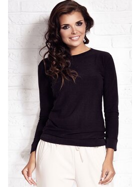Awama Awama Sweter A109 Czarny Basic Fit
