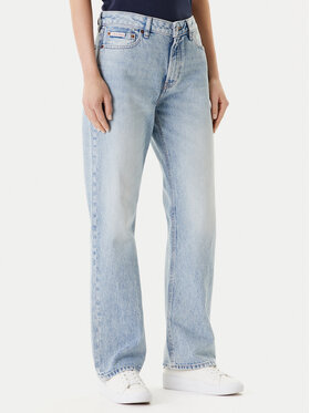 Calvin Klein Jeans Calvin Klein Jeans Blugi Signature 90s LV147C700G Albastru Straight Fit
