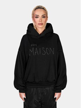 MADE BY SOCIETY MADE BY SOCIETY Kurtka anorak NOIR CULTUR Hoodie - H27513 Czarny Basic Fit