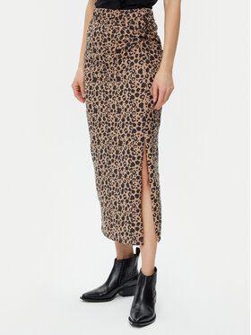 Noisy May Noisy May Φούστα maxi Camilla 27029673 Καφέ Regular Fit
