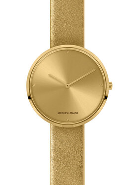 Jacques Lemans Jacques Lemans Zegarek Jacques Lemans Design 1-2056H Złoty