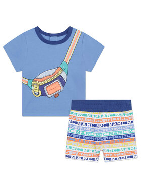 Marc Jacobs Marc Jacobs Set tricou și pantaloni scurți W98162 Albastru Regular Fit