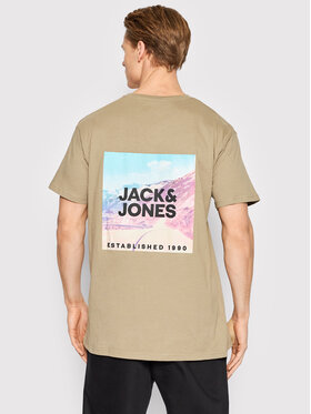 Jack&Jones Jack&Jones Marškinėliai You 12213077 Smėlio American Fit