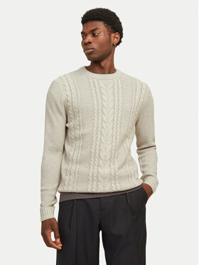 Jack&Jones Jack&Jones Džemper Craig 12258480 Écru Regular Fit