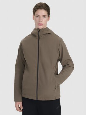 4F 4F Giacca softshell 4FWSS25TSOFM324-81S Marrone Regular Fit