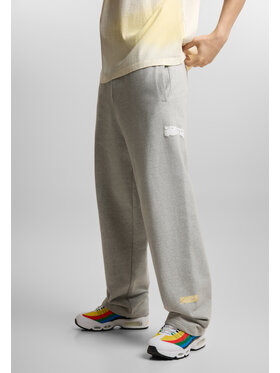 PROSTO. PROSTO. Spodnie dresowe Tape Szary Baggy Fit