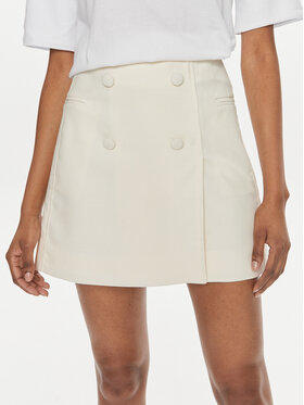 MVP Wardrobe MVP Wardrobe Φούστα σε γραμμή Α MVPE4GO040.0TE0138 Μπεζ Classic Fit