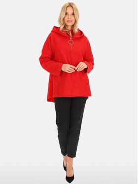 Perso Perso Kurtka damska BLH81CW4444F Czerwony Regular Fit