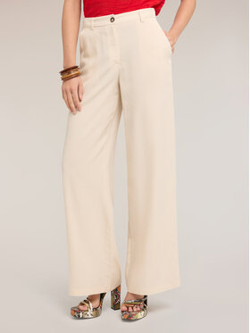 Motivi Motivi Pantaloni di tessuto P00RQ004576N0S1 Crema Over Fit