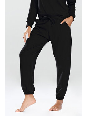 DKaren Sport DKaren Sport Spodnie materiałowe Wenezja Czarny Classic Fit
