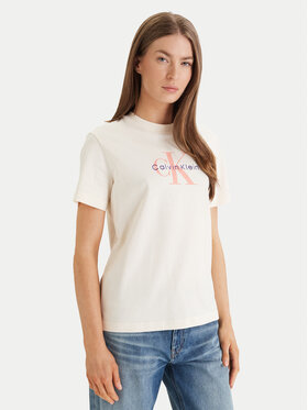 Calvin Klein Jeans Calvin Klein Jeans Póló Hero LV047B865G Sárga Classic Fit