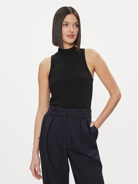 Tommy Hilfiger Tommy Hilfiger Marškinėliai WW0WW41027 Juoda Slim Fit