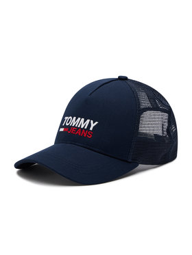 Tommy Jeans Tommy Jeans Καπέλο Jockey Tjm Flag Trucker AM0AM07172 Σκούρο μπλε