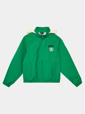 Tommy Jeans Tommy Jeans Giacca a vento Script Monogram KG0KG07898 Verde Regular Fit