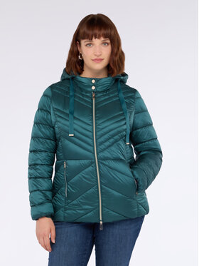 Fiorella Rubino Fiorella Rubino Kurtka puchowa F431T001332N0H4 Turkusowy Regular Fit