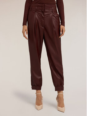 Motivi Motivi Pantaloni di tessuto P314Q004244N022 Marrone Regular Fit