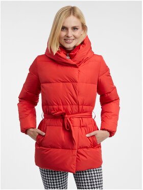 Orsay Orsay Płaszcz zimowy 815034357000__40 Czerwony Regular Fit