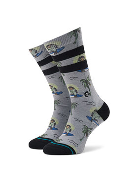 Stance Stance Augstas unisex zeķes Surfing Monkey A556A21SMK Pelēks