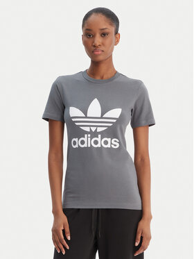 adidas adidas T-Shirt adicolor Classics Trefoil GN2903 Grau Regular Fit