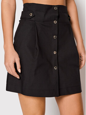 Morgan Morgan Mini sukňa 221-JBLACK Čierna Regular Fit