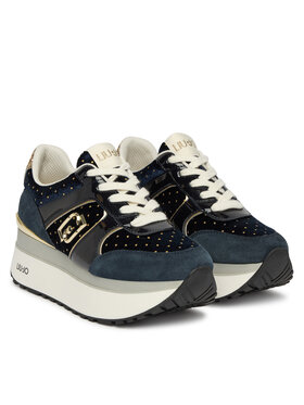 Liu Jo Liu Jo Sneakersy Maxi Wonder Plus 02 BF6009 PX901 Tmavomodrá