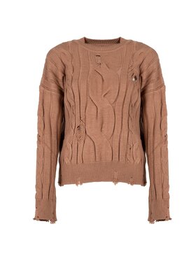 PINKO PINKO Svetr 1G18K3 A05Z Béžová Regular Fit