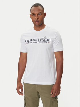 Aeronautica Militare Aeronautica Militare T-shirt 252TS1942UJ00538 Bijela Regular Fit