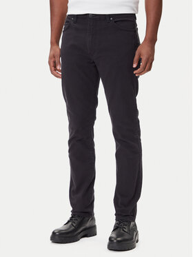 Wrangler Wrangler Τζιν Larston 112371641 Μαύρο Tapered Fit