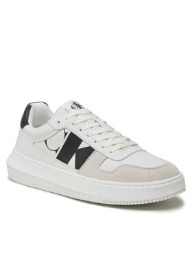 Calvin Klein Jeans Calvin Klein Jeans Sneakers Chunky Cupsole Low Lace Mod Vint YM0YM00703 Blanc