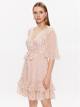 TWINSET TWINSET Коктейлна рокля 231TT2052 Розов Regular Fit